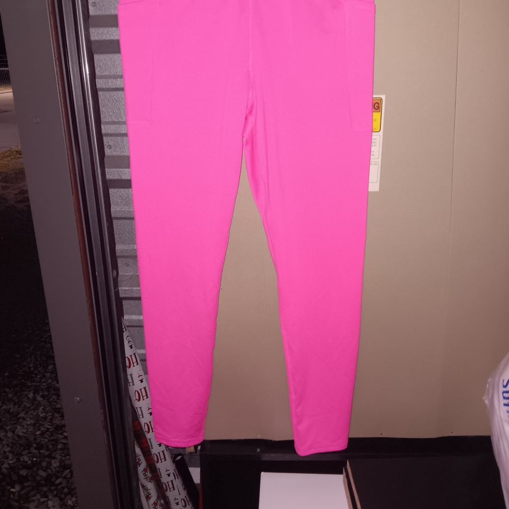 Athleta Kids Bright Pink Leggings